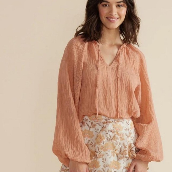 Minkpink,by UO, Women's Nerang Semi-Sheer Blouse - Gorgeous, EUC, Size Small - Picture 1 of 9